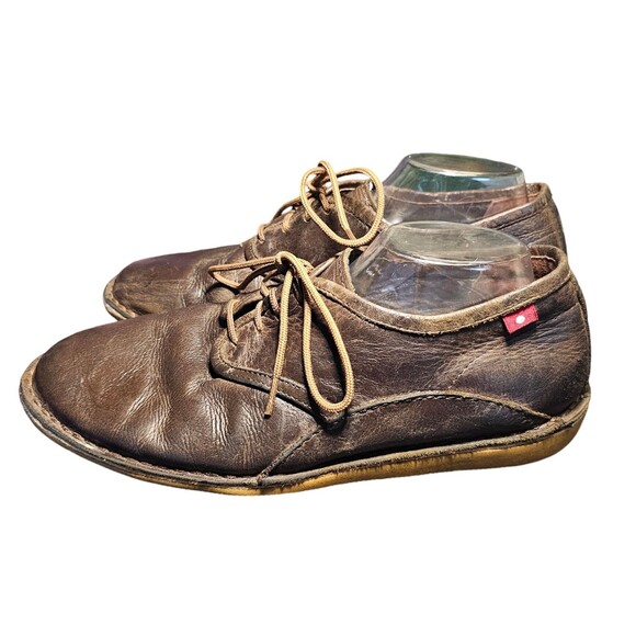 Oliberte Africa Brown Leather Oxford Shoes Size 12.5 Loafer Mens main image 6